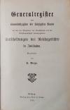 Entscheidungen des Reichsgerichts. Generalreg. 61.-70. Bd.