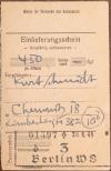 SCHMIDT-ROTTLUFF, Zwei Einlieferungsscheine für Post- und Geldsendungen an den B