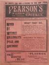PEARSON, PEARSON'S WEEKLY. To Interest, To Elevate, To Amuse.
