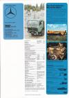 MERCEDES-BENZ: Schwere Dreiachs-Pritschenwagen von Mercedes-Benz.