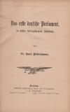 BIEDERMANN, Das erste deutsche Parlament.