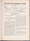 RAMSAUER, Zeitschrift für Technische Physik. 22. Jahrgang.