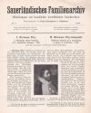 HONSELMANN, Sauerländisches Familienarchiv. Mitteilungen zur Geschichte westfäli