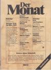 LASKY, Der Monat. Eine internationale Zeitschrift für Politik und geistiges Lebe